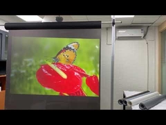 película de projeção traseira preta