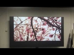 Tela de projeção com rejeição de luz ambiente para cinema em casa 4K