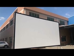 300 polegadas Frente e traseiro Projector de Plexagem Rápida tela de cinema exterior