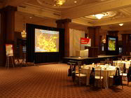 Portable Matte White Fast Fold Screens Front and Rear Projection For Event