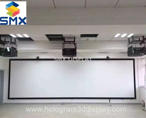 O grande cinema de 4K 3D seleciona a tela de projeção 3D de prata com pintura de prata