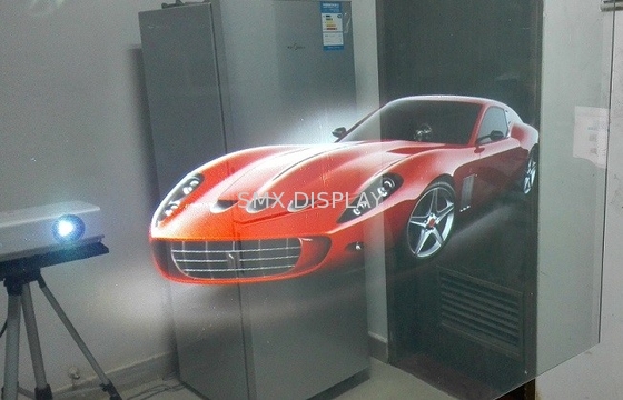Filme de tela holográfico transparente autoadesivo para a janela da loja