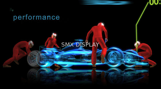 Qualidade Salpique a folha holográfica transparente da folha 3D do holograma da projeção de Ghost Fábrica