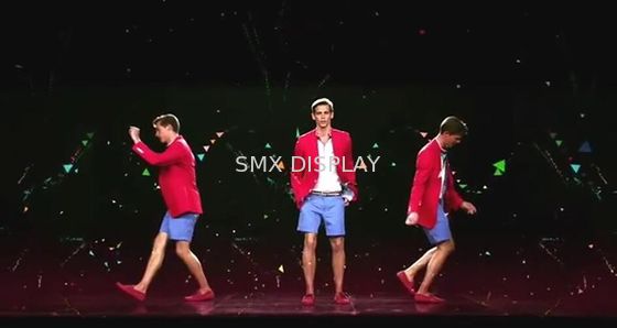 Qualidade Encene a espessura holográfica da exposição 95um da folha do projetor do holograma de Musion Fábrica