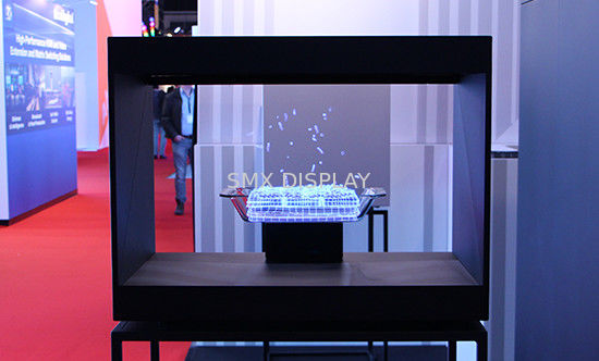 Qualidade Caixa holográfica completa do holograma da mostra 3D da exposição de HD 22inch 180° Holocube para a exposição Fábrica