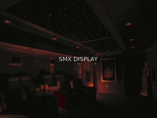 Qualidade 110 - 220V fibra - luz de teto ótica Kit Acoustical Black/azul marinho/corpo UV de PMMA Fábrica