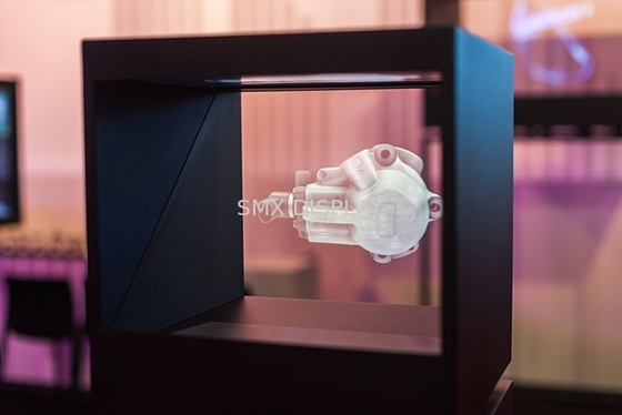 500cd/m2 de visualização ótica transparente holográfica 32