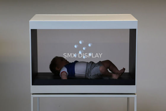 Qualidade 42" vidro holográfico do holograma da pirâmide da exposição da mostra 3D de Holo para a exposição Fábrica