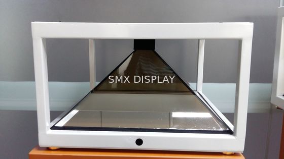 Qualidade Caixa holográfica Holocube 350cd/M2 da pirâmide da exposição de diodo emissor de luz da propaganda Fábrica