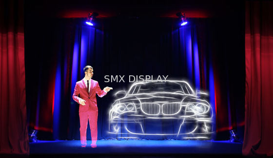 qualidade Folha holográfica do toque da fase reflexiva do lápis de olho de um Musion de 45 graus/folha reflexão da luz Fábrica