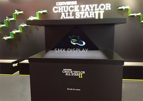 Qualidade Da pirâmide de vidro holográfica da tela de 50 graus mostra holográfica 270 Fábrica