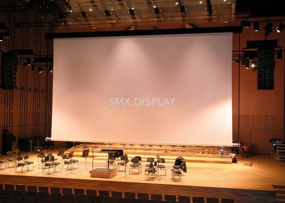 16/9 300 de polegadas Tab Tensioned Motorized Projection Screen 160 graus personalizaram
