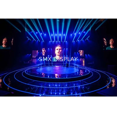 Qualidade 3.1m Holo Gauze Screen, 3D Mesh Screen Creates Image Floating holográfico no céu Fábrica