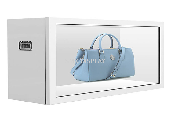 Vitrina transparente do LCD da pirâmide do holograma tela táctil de 55 polegadas