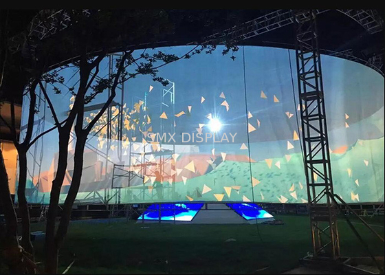 tela holográfica de 3D Mesh Projetor Screen For Holographic fase de 360 graus para a projeção da tela da névoa