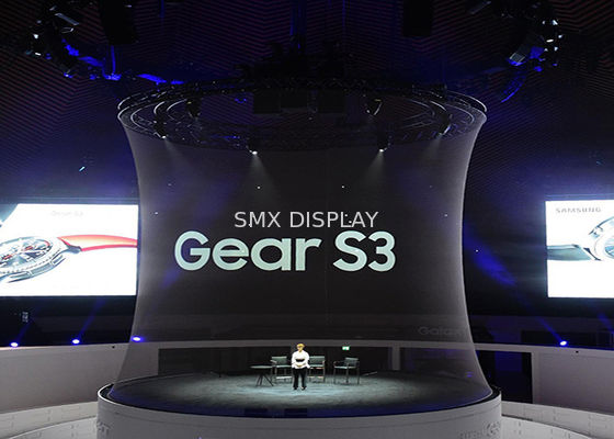 Qualidade 3D elétrico Mesh Screen holográfico 30m/50m Mesh Projetor Screen holográfico Fábrica