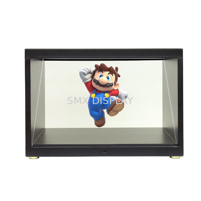 Qualidade 180 Graus Holo Cubo 3D Holograma Display Full HD 3D Vitrine Holográfica Para Publicidade Fábrica