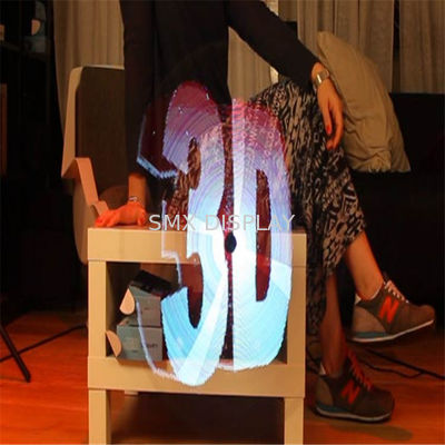 Qualidade exposição preta do shopping 3d Holo dos jogadores 1.5kg do holograma 3D de 42cm x de 42cm Fábrica