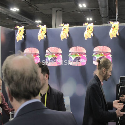 Qualidade Fã de alumínio 3D do diodo emissor de luz do PC holográfico/ângulo de visão de Ith 175 do projetor do holograma 3D Fábrica