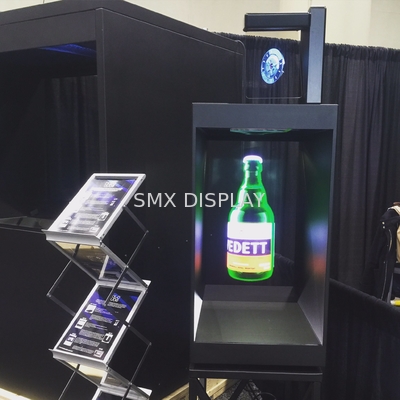 Mostra holográfica Holocube da exposição da tecnologia de reprodução de imagem do holograma para a loja