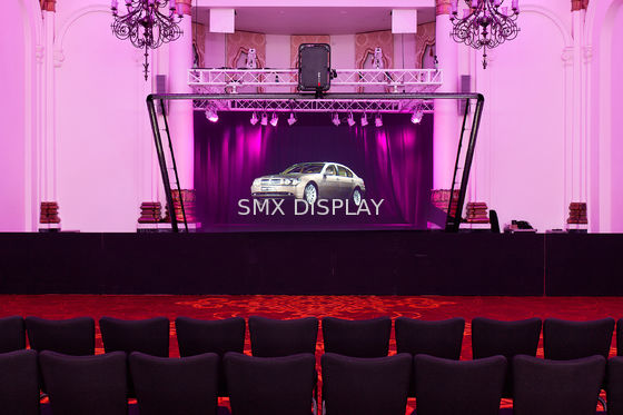 Qualidade 3D folha holográfica transparente video holográfica do lápis de olho do projetor 5x30m Musion Fábrica