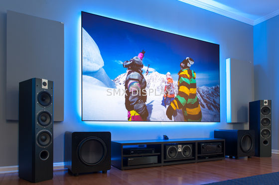 Qualidade 16/9 de tela zero do quadro fixo da borda anti - tela de projeção leve para o cinema home Fábrica