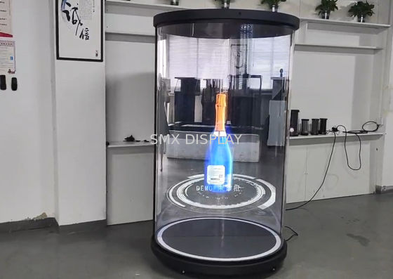 Qualidade Display holográfico de 75 polegadas em tempo real hologramas tamanho real Holograma 3D cilindro Holotúbulo Fábrica