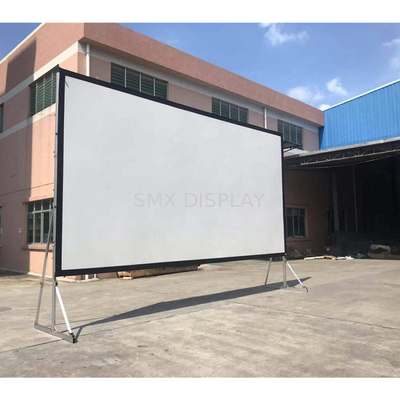 300 polegadas 9x16 Fast Fold Screen Fast Fold Projection Screen Portable Outdoor Quick Fold Projector Screen