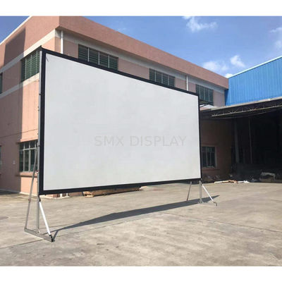 Qualidade 300 polegadas 9x16 Fast Fold Screen Fast Fold Projection Screen Portable Outdoor Quick Fold Projector Screen Fábrica
