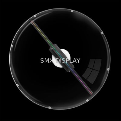 Qualidade fã do diodo emissor de luz do jogador 3D do holograma de 65cm Hypervsn definição 512 x 512 para anunciar Fábrica