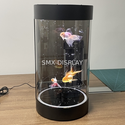 2025 21,5 polegadas olho nu 360 Holographic Display, alta resolução Hologram Cylinder Equipamento