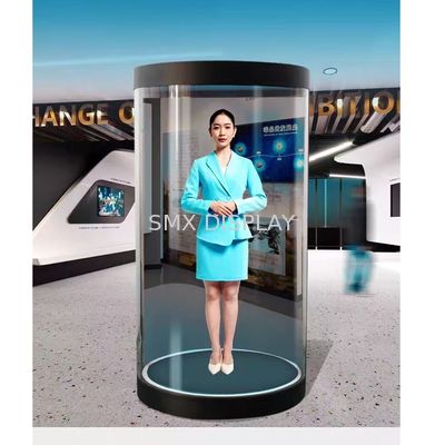 Qualidade MPG formato de vídeo 75 polegadas Hologramas 3D Digital Signage com áudio 8 ohm 5W Dual alto-falantes e tamanho real Holographic Display Fábrica