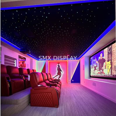 Qualidade Painéis de teto de estrela de luz de fibra óptica de estrela aleatória PMMA de 0,75 mm para cinema em casa Fábrica