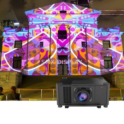 Qualidade Projector de mapeamento de vídeo 3D de 22000 lumens com mistura de bordas para projeção de edifícios em grande escala sem problemas Fábrica