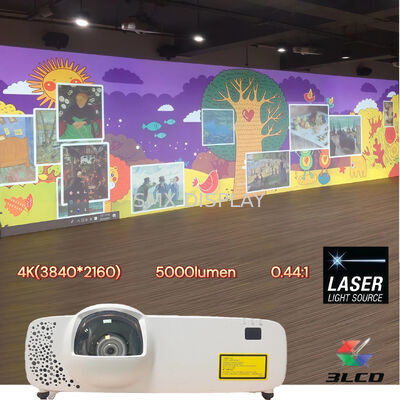 Qualidade SMX 4K Resolution 5000 ansi lumens Immersive Short Throw Laser Projector VR Room,Home Theater Fábrica