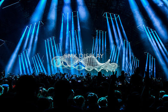 qualidade Tela de projeção 3D holográfica transparente de Holoflex da poliamida Fábrica