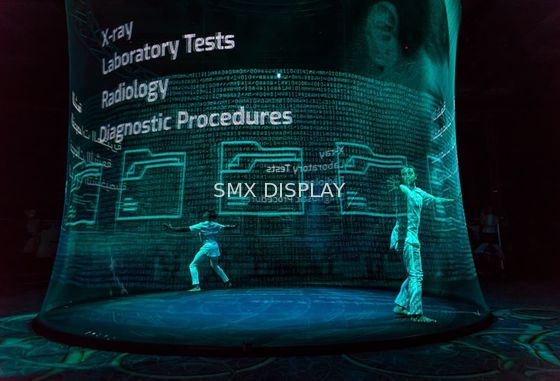 Qualidade Tela de projeção de Holoflex Holo Gauze Clear Holographic 3D Fábrica