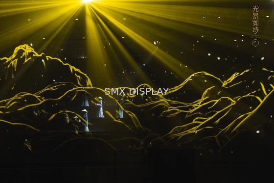 qualidade Exposição holográfica holográfica para o concerto, mostra da folha 3D do lápis de olho da forma Fábrica