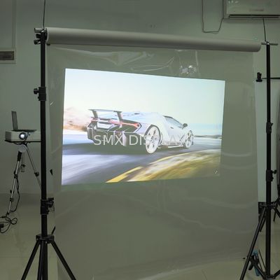 Qualidade Exposição cinzenta do filme da projeção traseira/3D Holo com espessura autoadesiva da camada 100 Fábrica