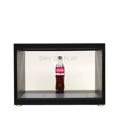 Qualidade Display de vitrine de holograma 3D de 180 graus com resolução Full HD e luz LED ajustável Fábrica