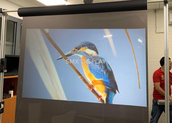 Qualidade esparadrapo holográfico transparente do filme da projeção traseira para a propaganda de janela Fábrica