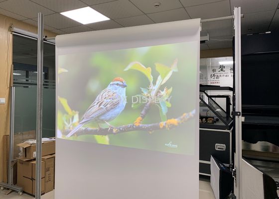 qualidade folha holográfica transparente de 1,52 x 30 medidores para a projeção traseira no vidro Fábrica