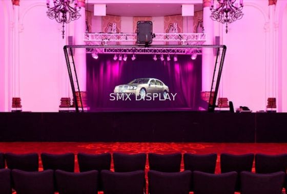 Qualidade Exposição do holograma da folha 95um 160° 3D da reflexão para Live Show Fábrica