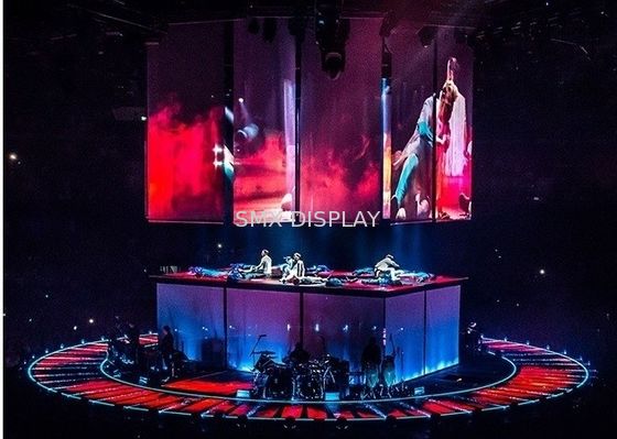 Qualidade Tela de Front Rear Transparent Hologram Mesh para Live Concert Fábrica