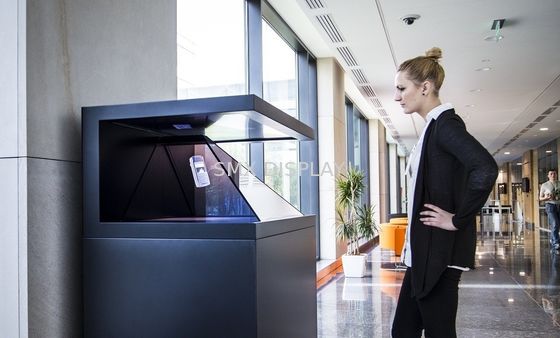 Qualidade Caixa apto para a utilização de vidro moderada 1920x1080 do holograma 3D Fábrica