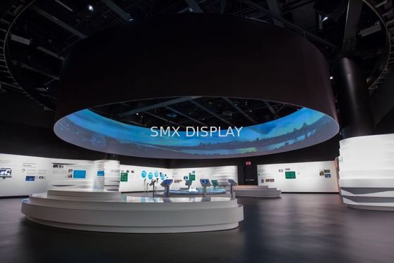 Qualidade Resíduo metálico da tela de projeção de um RoHS Flight Simulator de 180 graus Fábrica