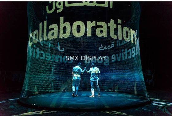 Qualidade Comprimento holográfico do filme 30m da projeção de Pepperscrim para a propaganda exterior Fábrica