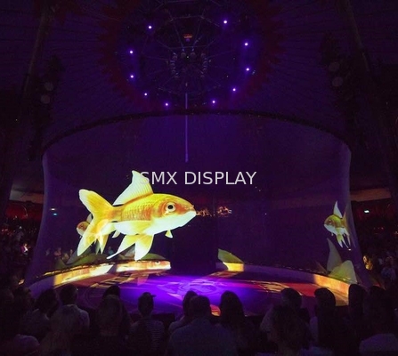 Holo Gauze Holographic Mesh Screen Eyelets motorizou o comprimento de 30m para a projeção