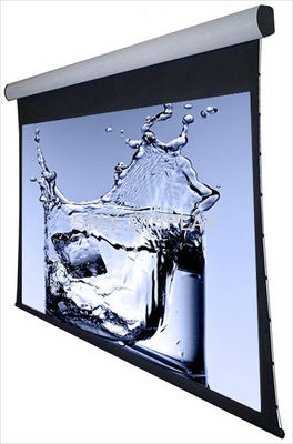 qualidade 106" aba do cinema tensionada motorizaram a tela, telas de projeção elétricas Fábrica