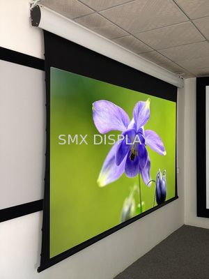 Qualidade A aba de 100 polegadas tensionada motorizou a tela, tela motorizada cinema em casa do cinza da tela HD Fábrica